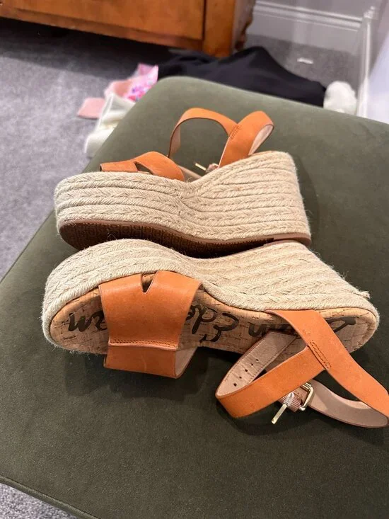 Sam Edelman Maura Espadrille Wedge Sandals 8.5 - Picture 9 of 10
